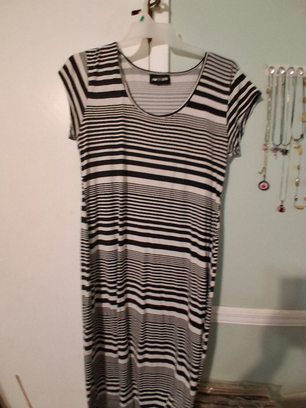 Black and white dress